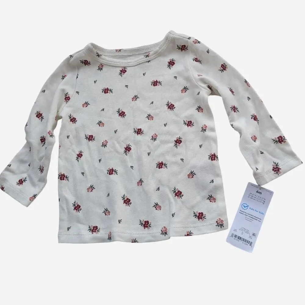 lots of Baby girl 6-9 months with 3bodysuits leggings and a long sleeve top